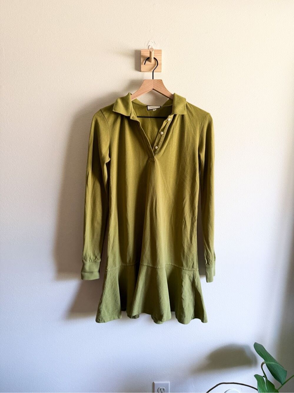 Tuckernuck 100% Cotton Green Sheridan Dress Size XS